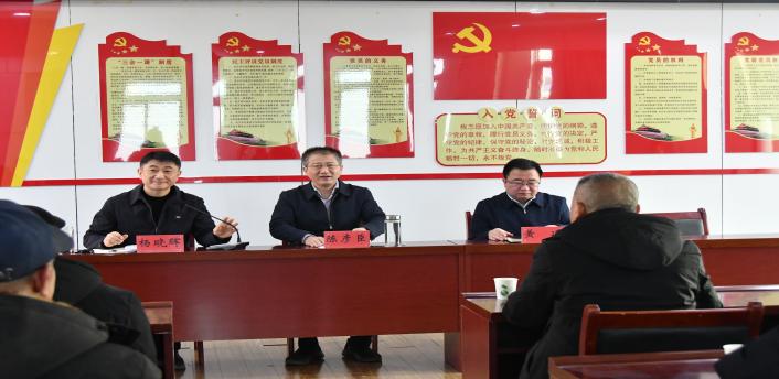 陈彦臣率队到中心社区调研基层党建工作并宣讲党的二十届四中全会精神