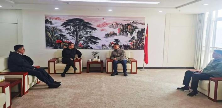 陈彦臣与深圳清荷科技有限公司董事长李晗举行会谈