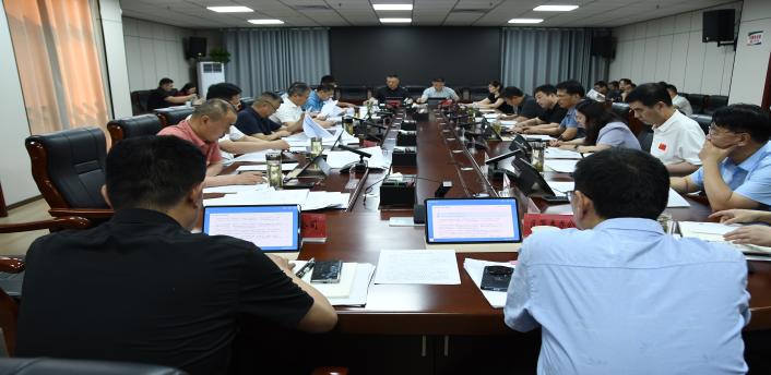 全区重点项目调度会召开